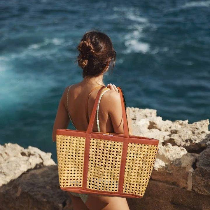 H-H - Wholesale Beach bag - Hollow Out Rattan Handbag , Beach Bag ( 198TV/HH)8