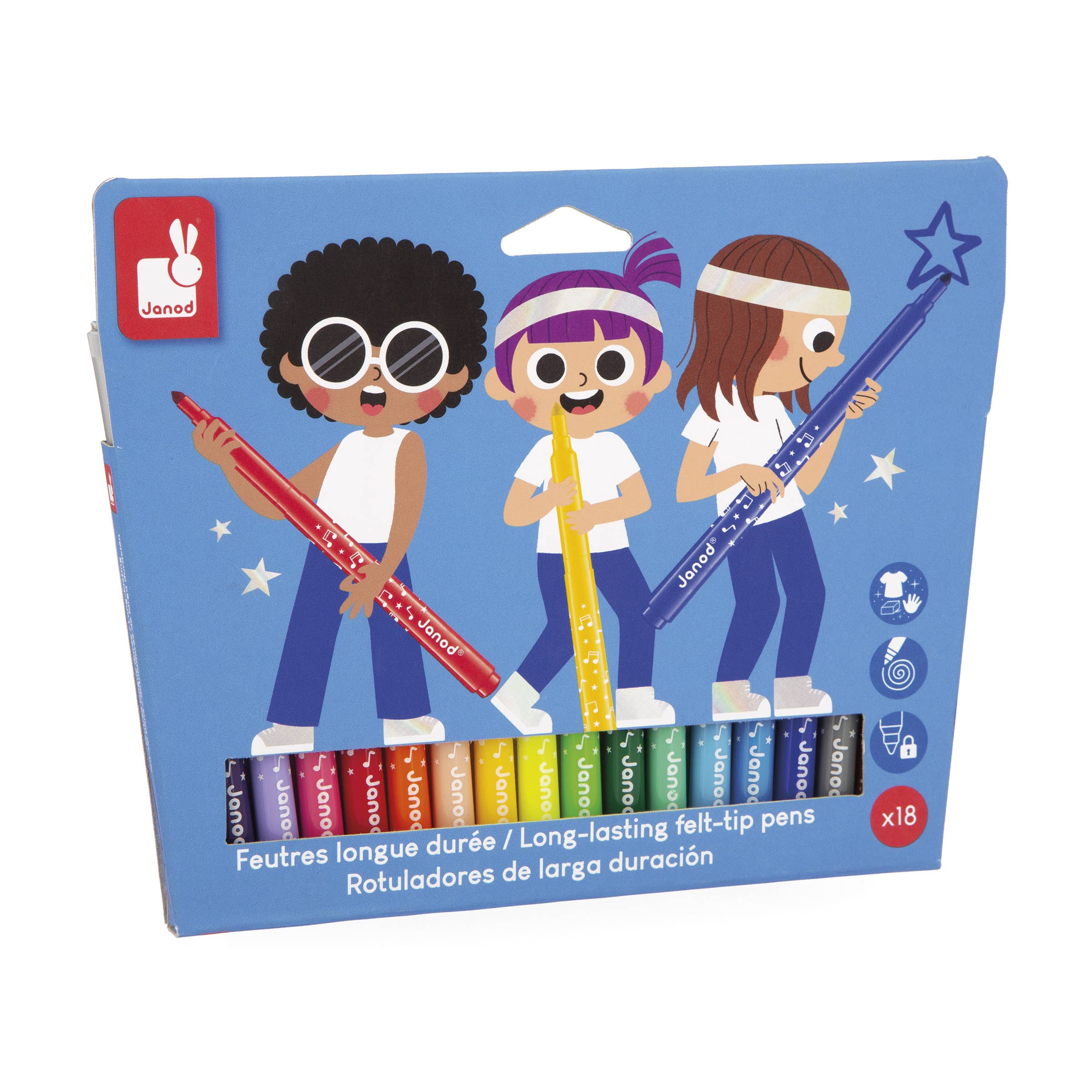 Juratoys – wholesale Art set – Child & baby – LONG-LASTING FELT-TIP PENS x 180