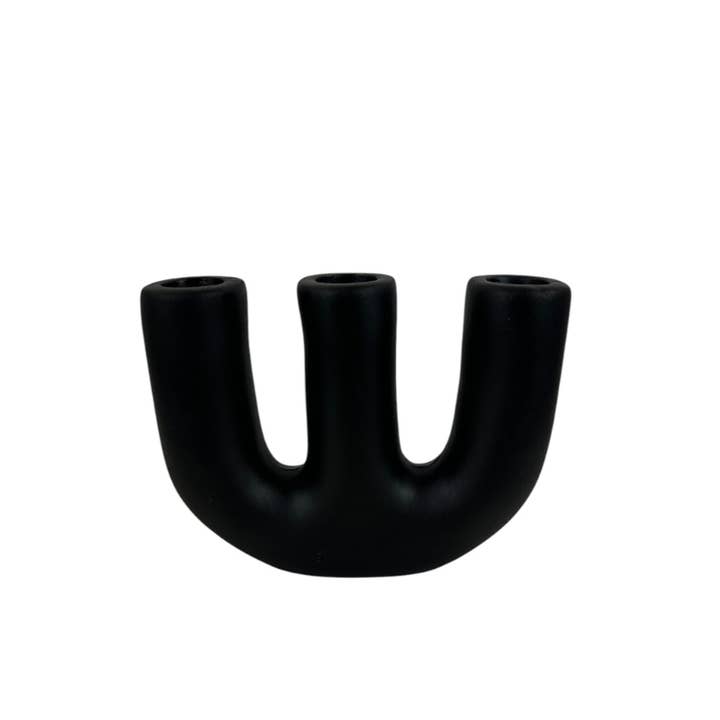 Homexclusive - Wholesale Candle Holder - Candlestick Triva - Black4
