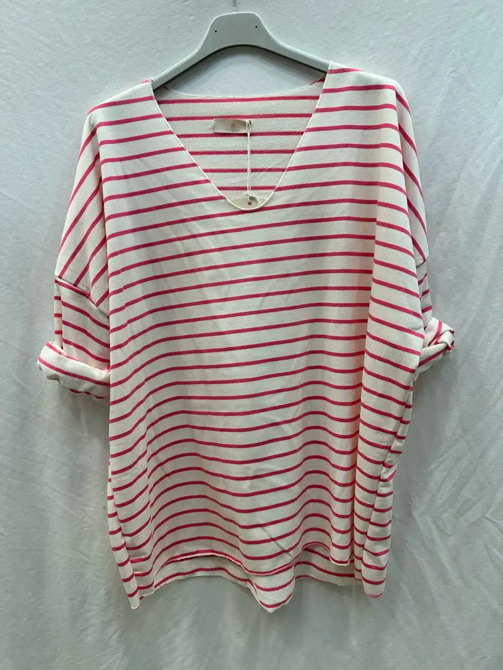 Mimi & Gogo - Vendita all'ingrosso Maglietta - Donna - Maglietta a righe taglia unica7