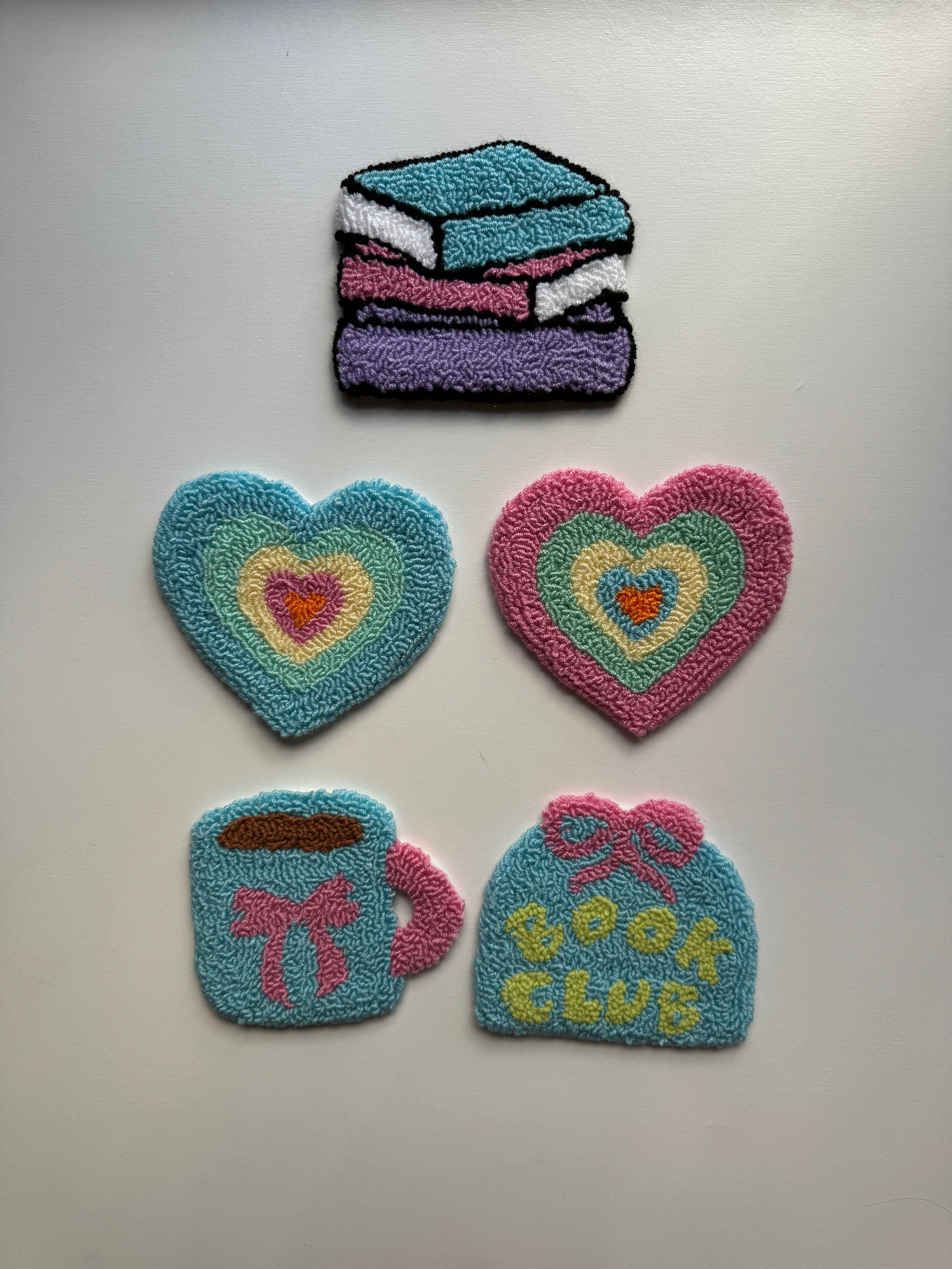 MUUDLAND - Vente Sous-verre - Sous-verres tapis de tasse tuftés en punch needle6