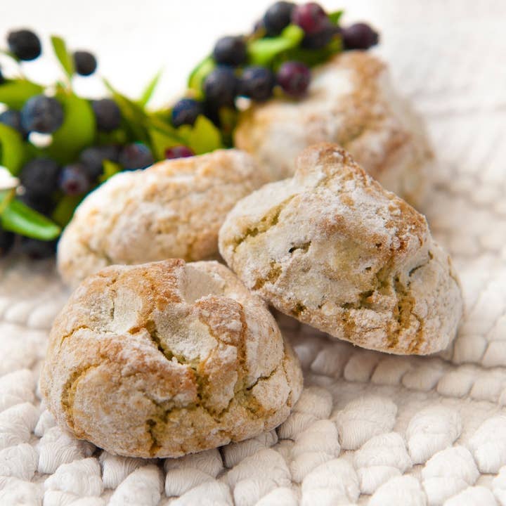 Dulces sardos artesanales italianos - Pizzichi Al Myrtle 500 Gr para venta al por mayor de BISCOTTIFICIO CORRONCA