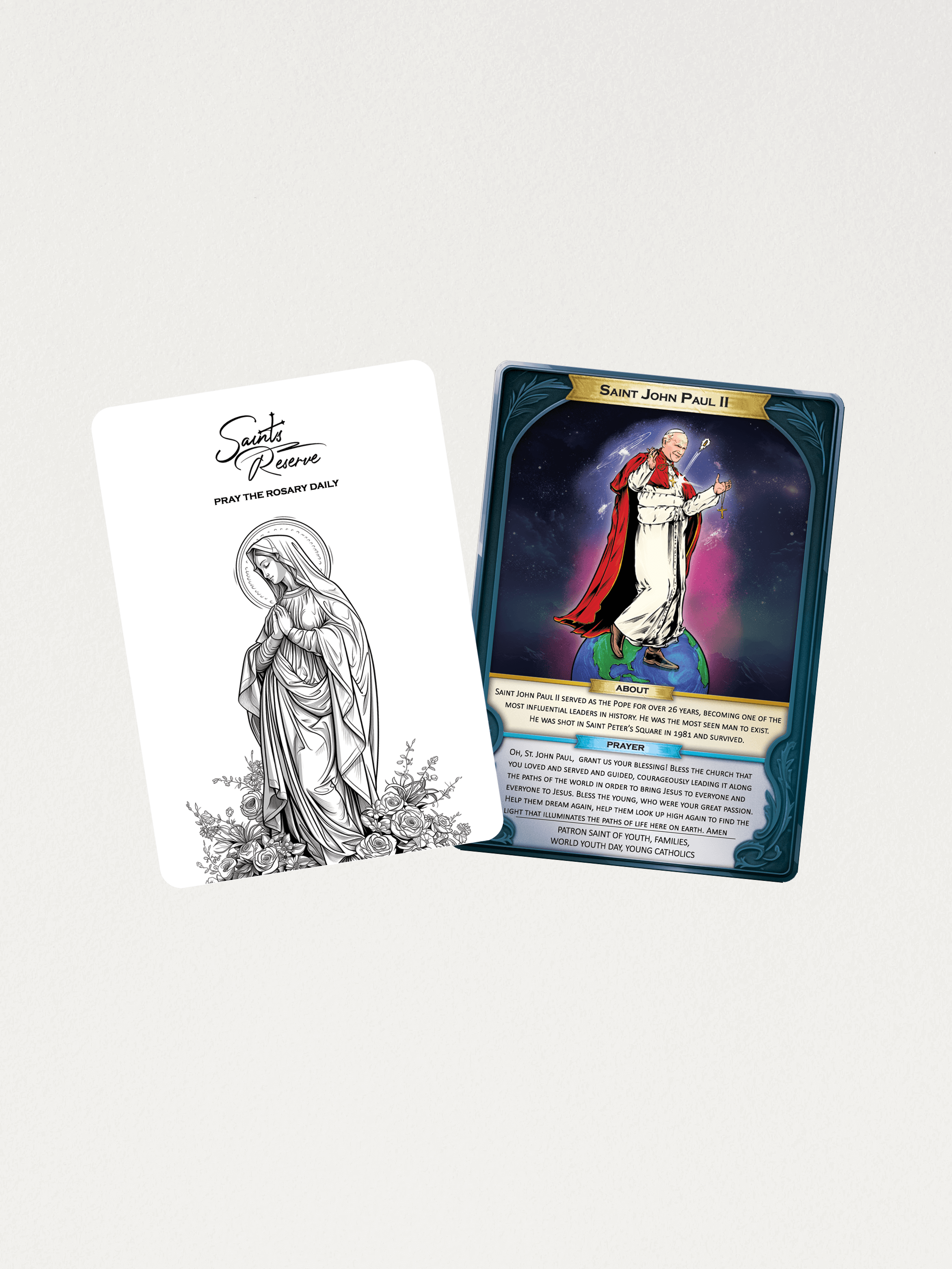 Saints Reserve – Großhandel Religiöse Grußkarte – Saints Reserve Holographische Gebetskarten7