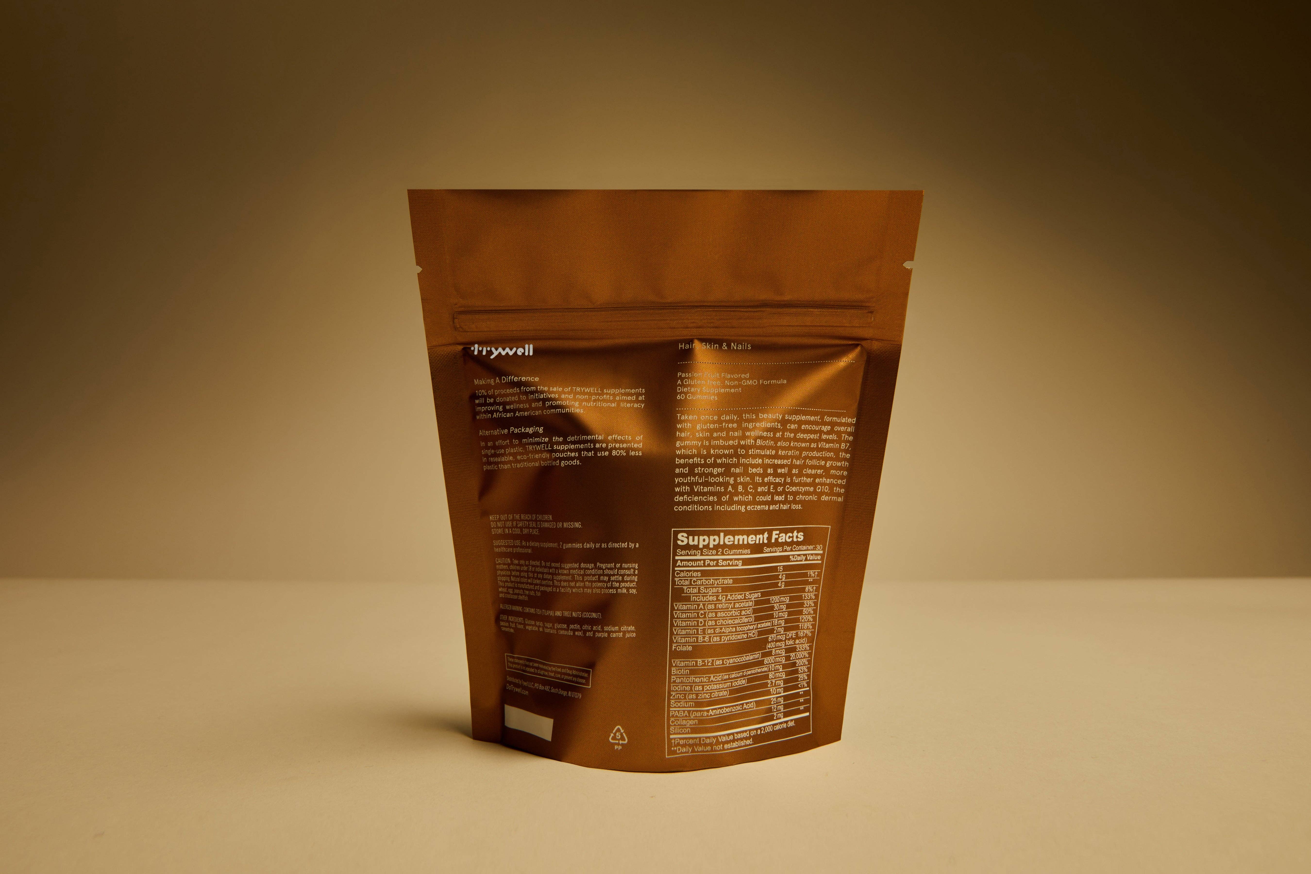 TRYWELL - Wholesale Oral Supplement/Vitamin - Hair, Skin & Nails1