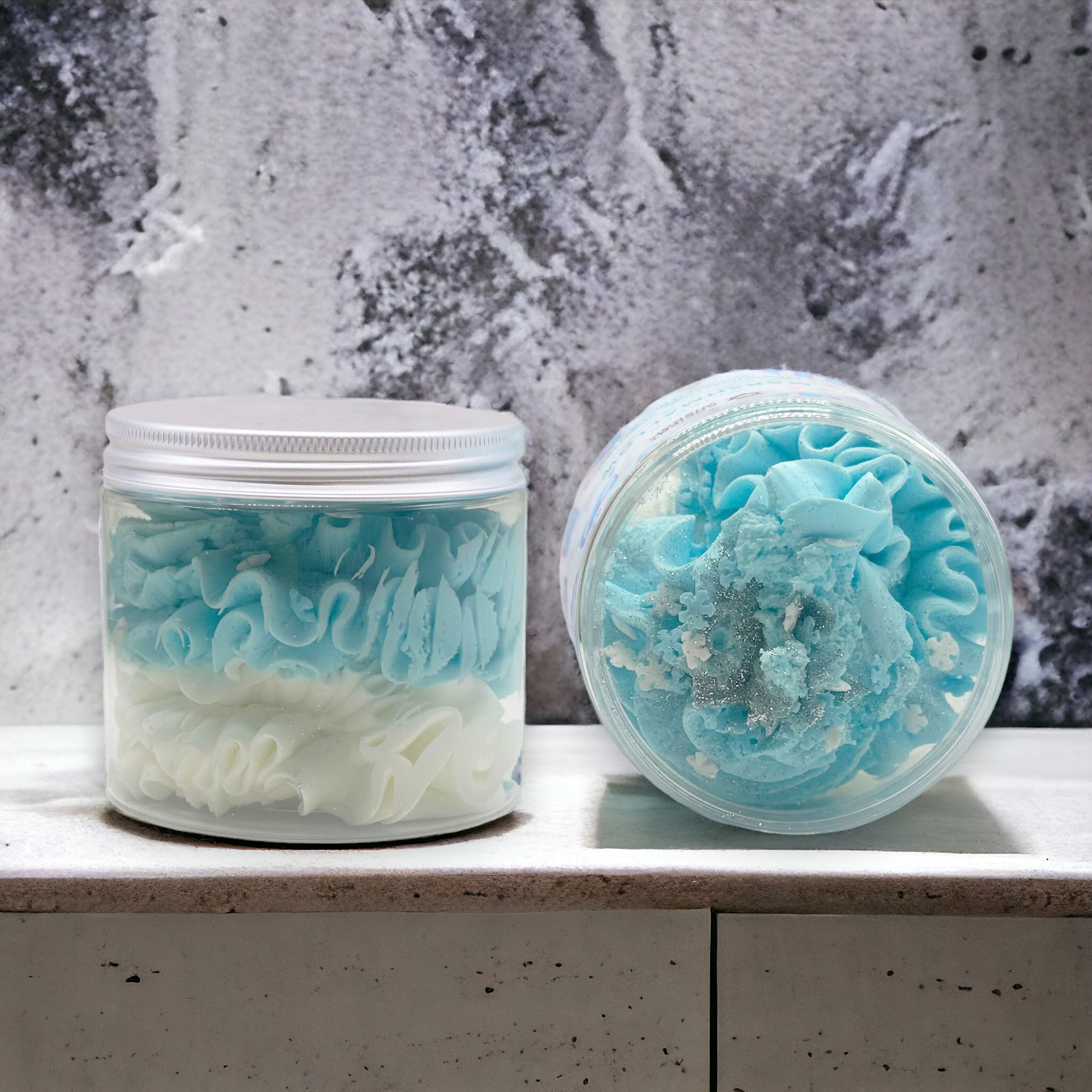 AW Aromatics Limited - Wholesale Whipped Soap - White Christmas Whipped Soap 120g - White Label1