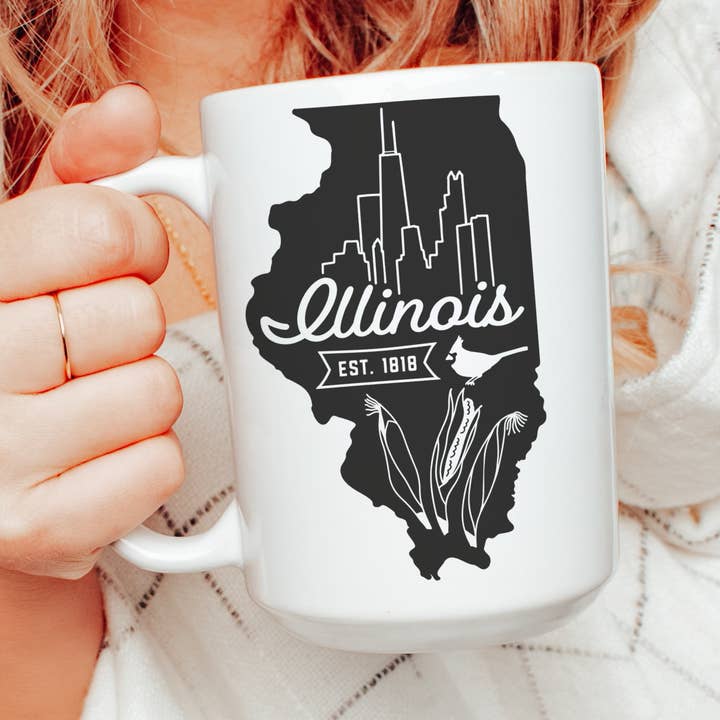 Tazza da caffè Custom State (Your State) per la vendita all'ingrosso da parte di Love You a Latte Shop