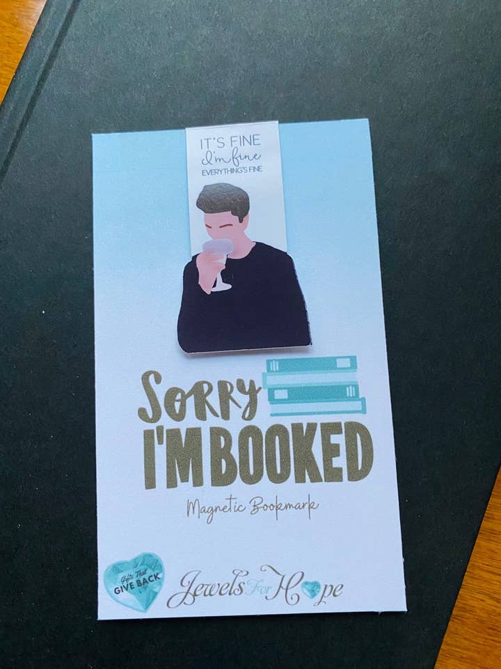 Friends Themed Bookmark, Magnetic Book Mark, Ross Book Gifts for wholesale by Jewels For Hope