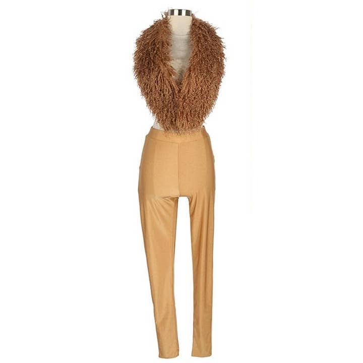 DORCAS - Wholesale Top & Pant Set (NOT Loungewear) - Women's - Fur Top and Pant Set4