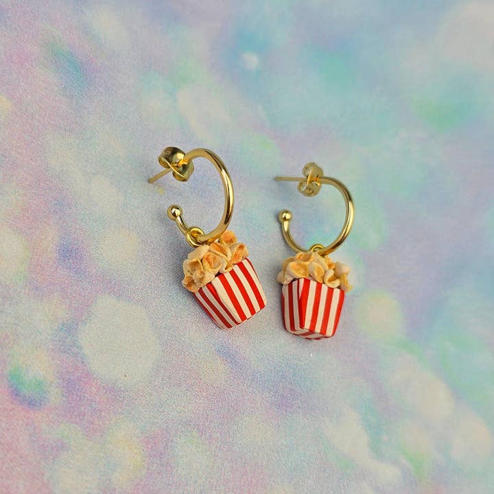 blurandbake - Wholesale Hoop Earrings - Popcorn Dangles