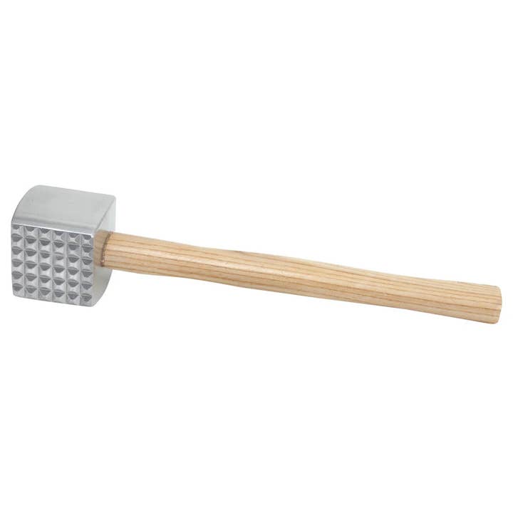 EcoQuality - Wholesale Kitchen Tool/Gadget - MT-4, Wooden Hdl, Alu, Meat Tenderizer, EA