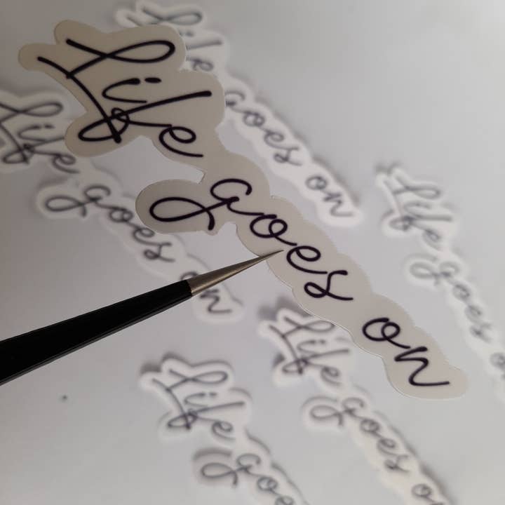 BTS life goes on sticker for wholesale by Initial Singularity