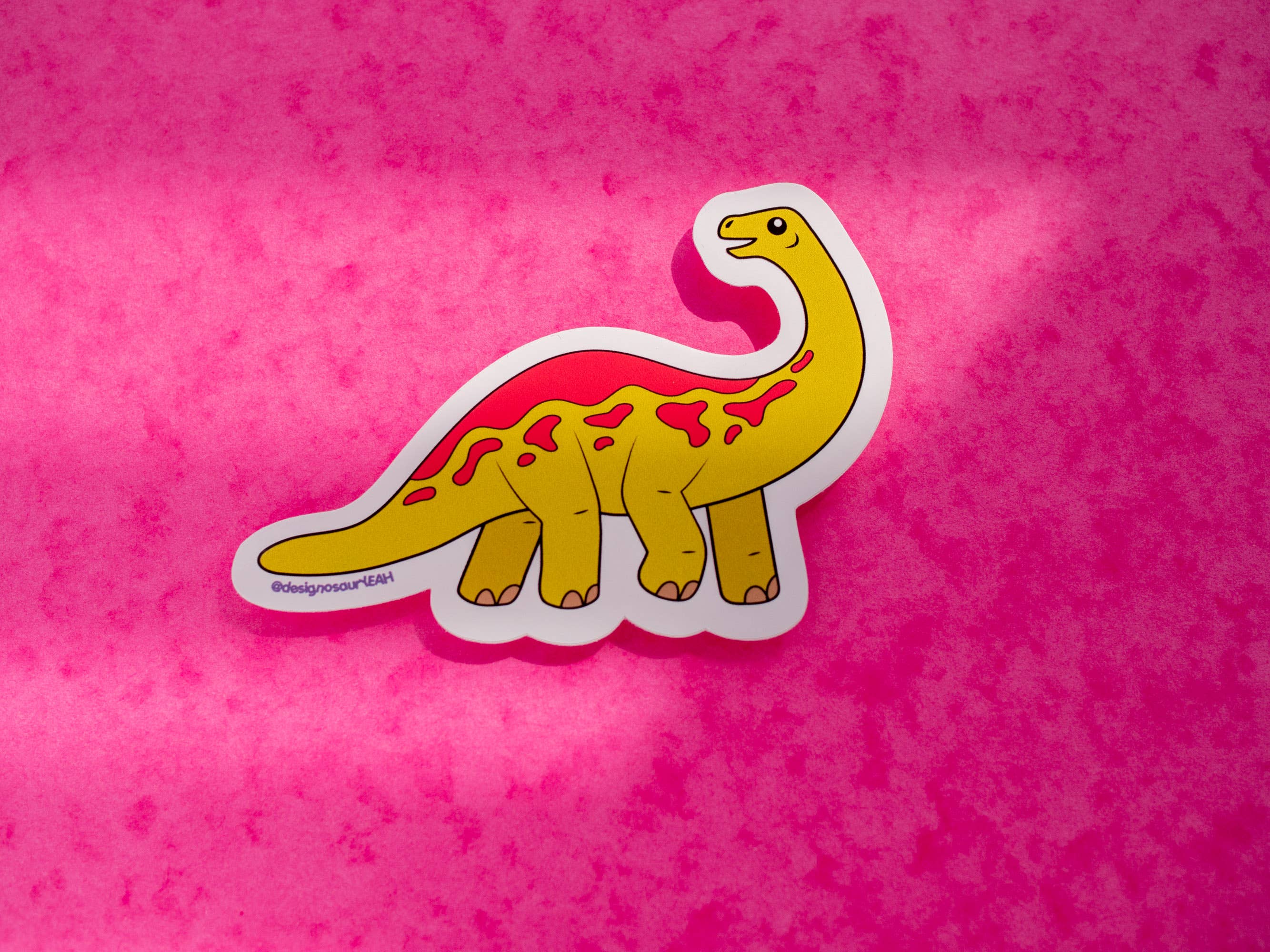 designosaur – wholesale Sticker – Diplodocus dinosaur vinyl sticker (4 inch)8