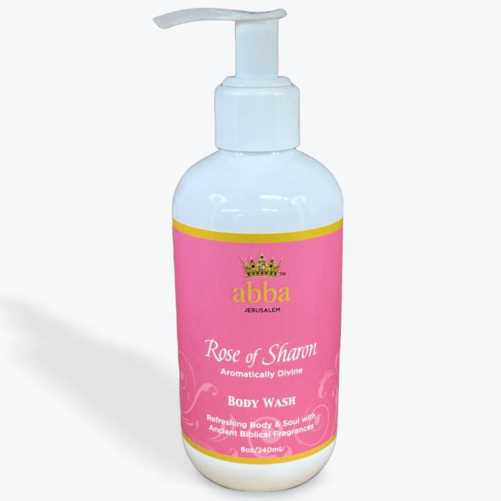 Rose Body Wash - 8oz for wholesale by Abba Christian Products