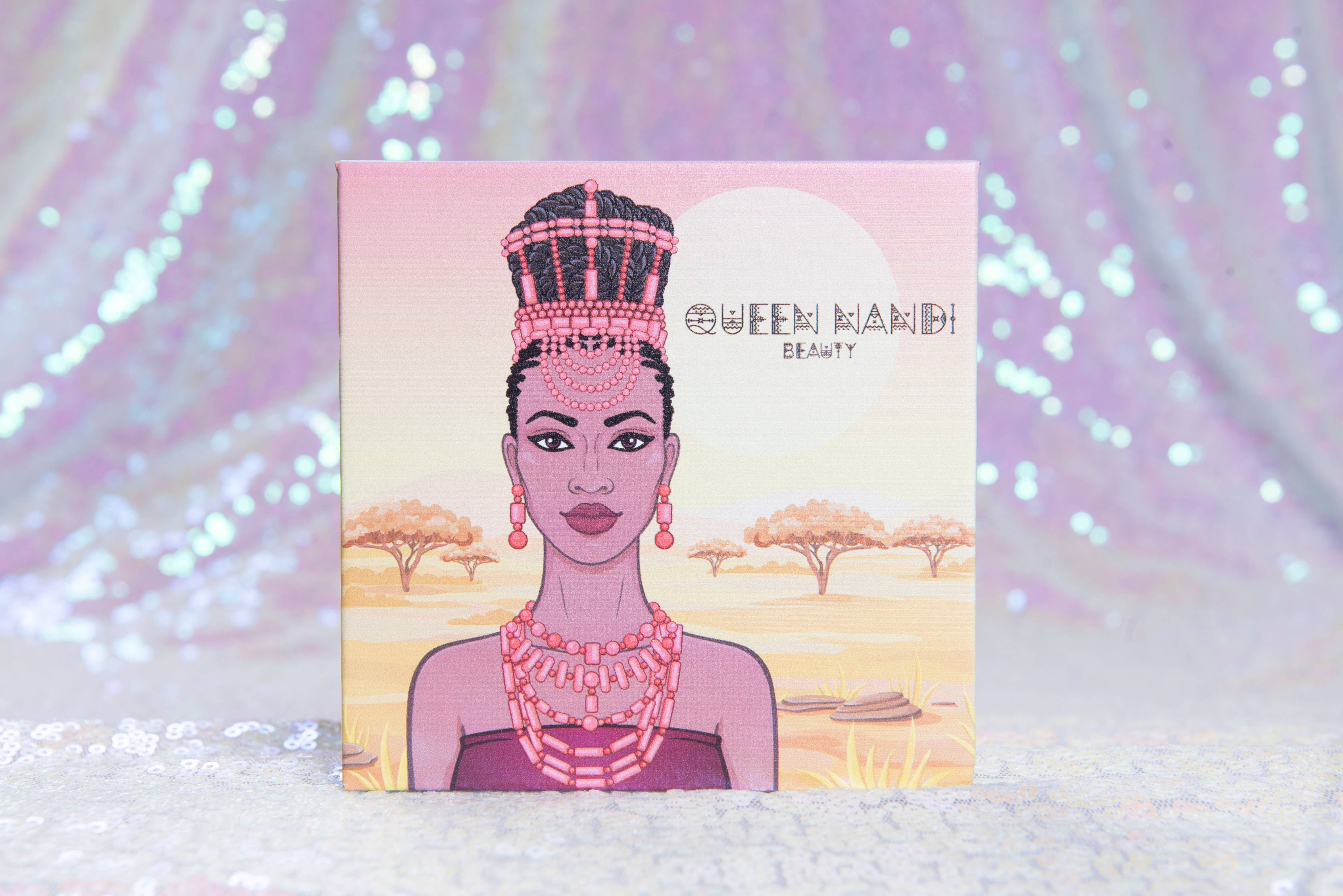 Queen Nandi Beauty - Vendita all'ingrosso Palette di ombretti - Queen of Shabbah - Palette con 9 colori ricchi e vibranti4