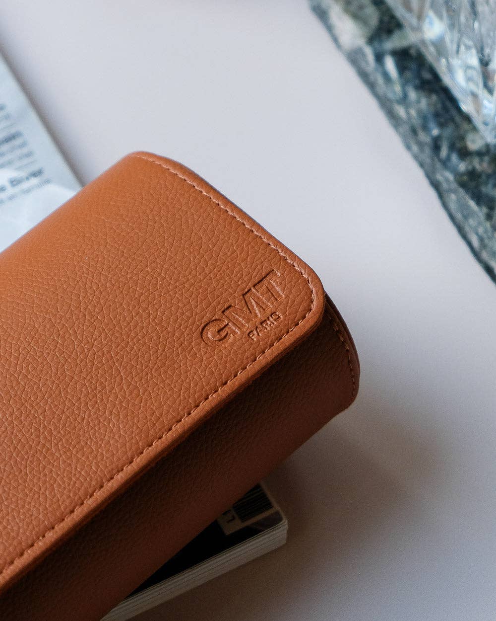 Maison Scarlett - Wholesale Jewelry Box/Organizer - James 3-slots PU leather watch box6