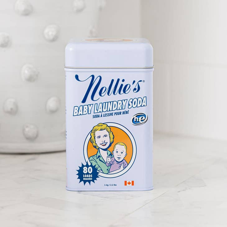 Nellie's Laundry Soda - Concentrated Laundry Detergent Powder - Bulk 200  Loads- Eco-Friendly, Biodegradable, Vegan, Hypoallergenic, Fragrance-Free