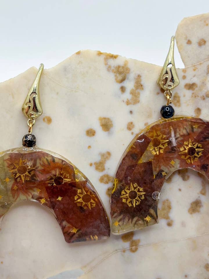 The Sunflowers by Van Gogh Hängeohrringe für den Großhandel von Vivian Treasury