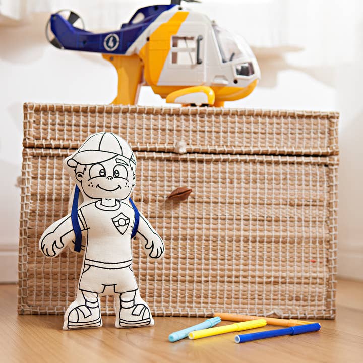 Kiboo Kids – wholesale Docka - Barn – Färg din egen pojke med Cap Doll
