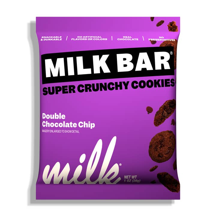 Milk Bar DoubleChocolate Chip Cookies - Snack Size for wholesale by Milk Bar Store