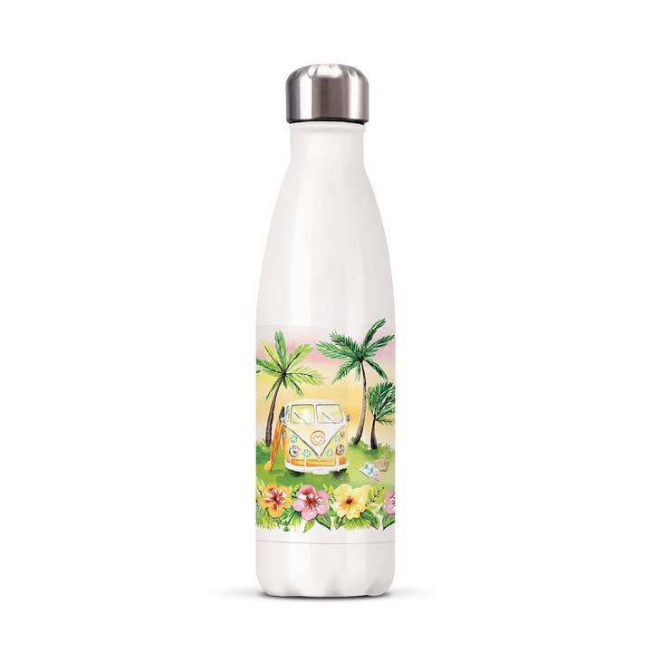 500 ml isolierte Flasche - Vacances Retro (Kombi) für den Großhandel von Hirondelle & Cie