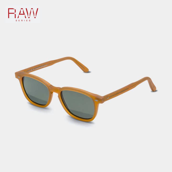 FORA - Wholesale Sunglasses - Unisex - Unisex Square Sunglasses | RAW Maker | Unpolished Acetate1