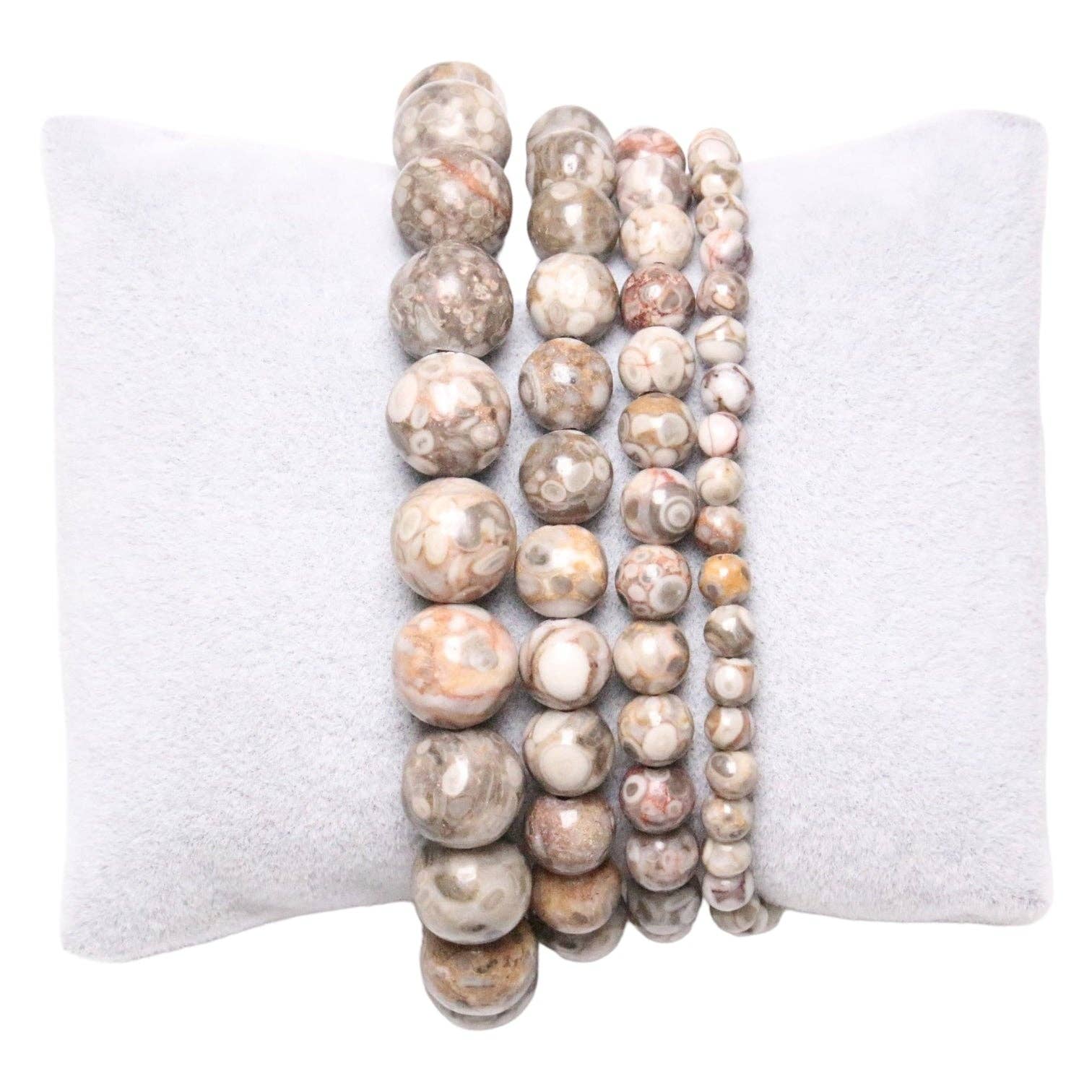 Foliesbijoux – wholesale Beaded bracelet – Chrysanthemum Jasper Bracelet A0