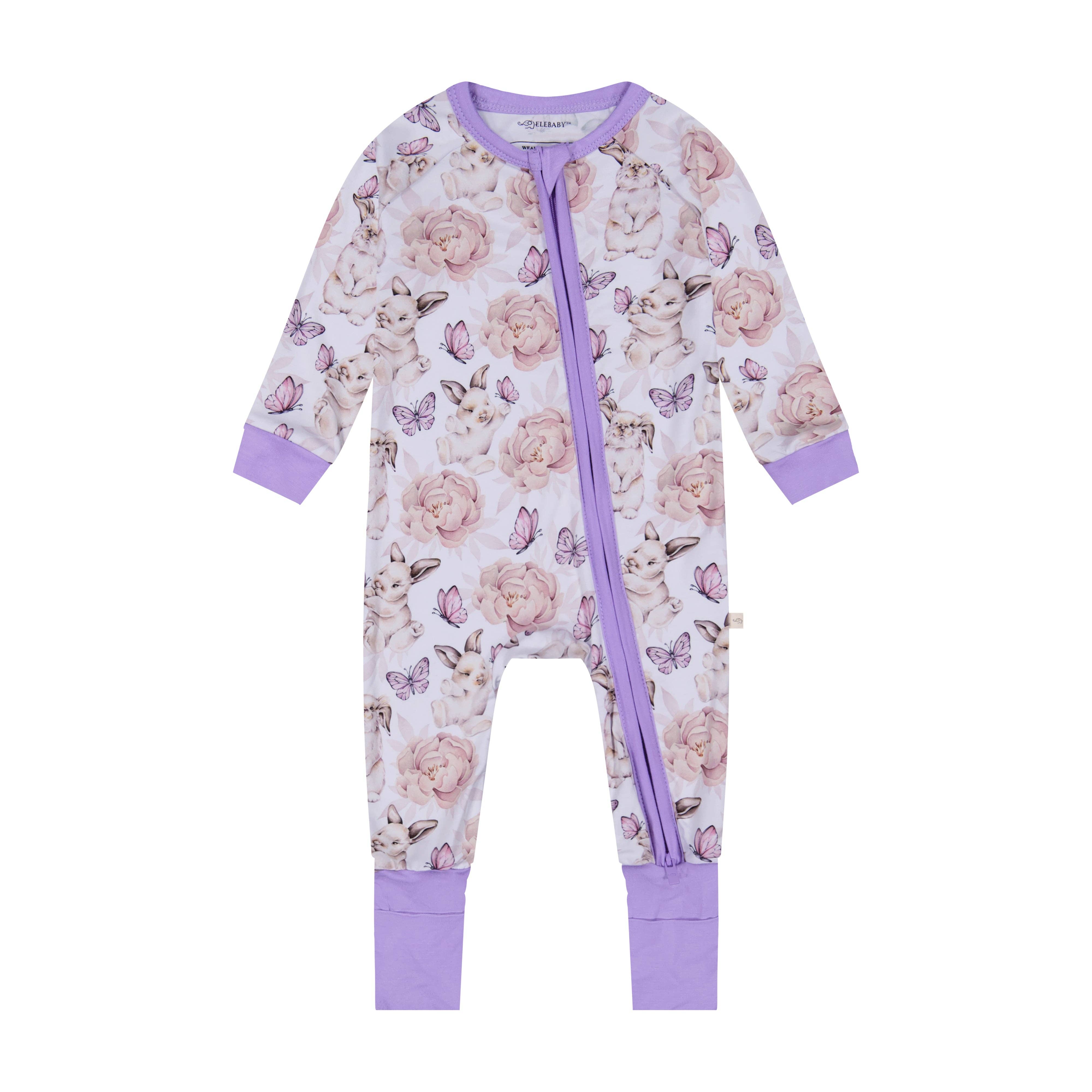 Elebaby - Wholesale Sleepsuit - Baby - Whispering Whiskers Convertible Zipper Pajama4