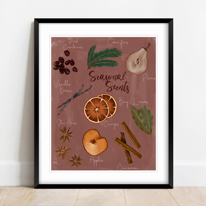 Sæsonbestemte dufte Wall Art Print for engroshandel hos DorothyDear