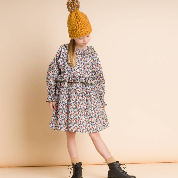Beet World - Wholesale Dress - Kids - Ruffle Collar Dress | Rainier Valley2