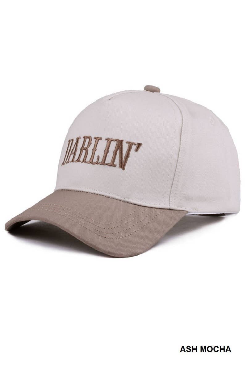 Vanilla Monkey - Wholesale Baseball Cap - Women's - Darlin' Embroidered Two-tone Canvas Cotton Cap9