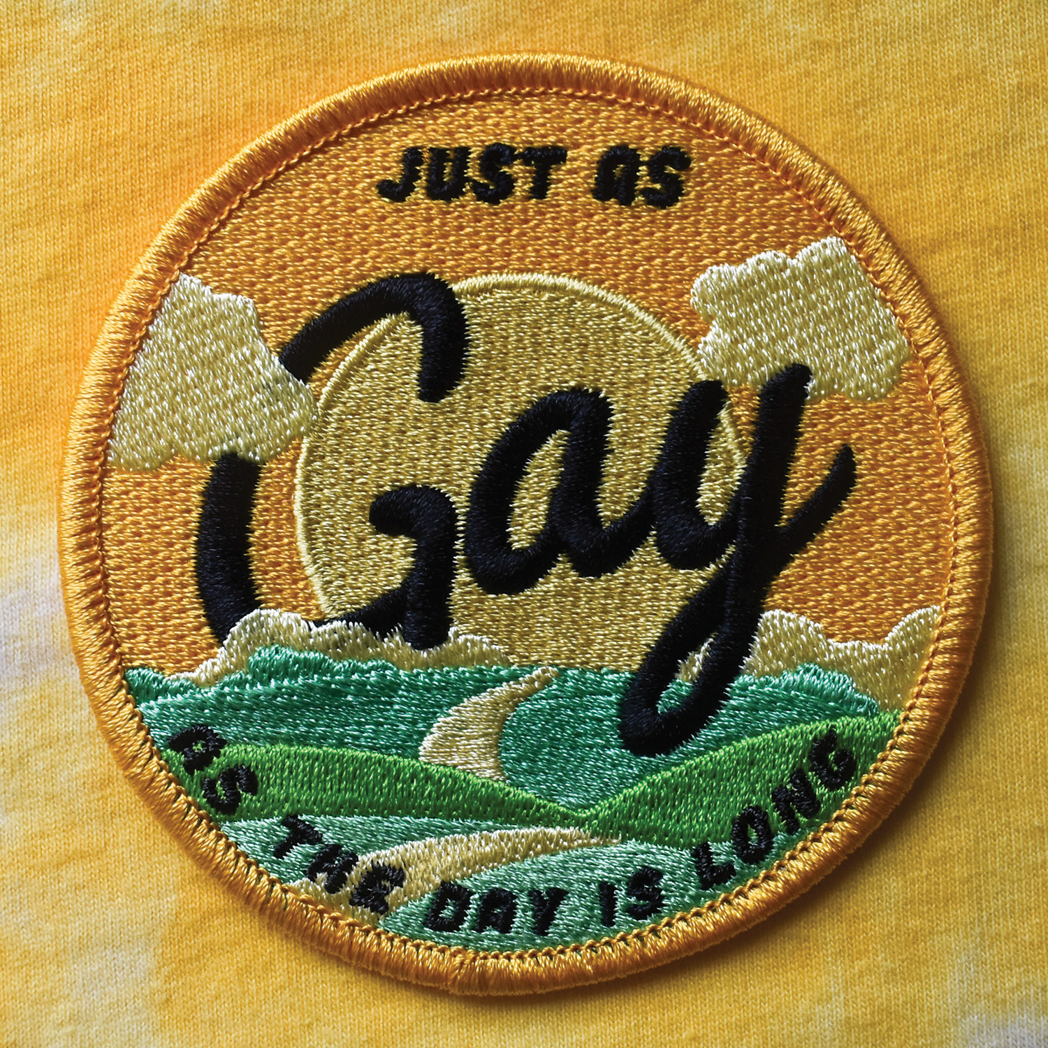 Retrograde Supply Co. - Wholesale Patch - Just As Gay (Iron-On Patch)1
