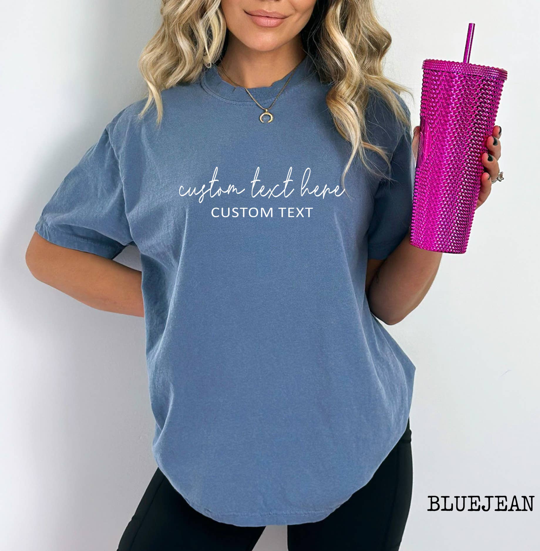 Custom T Story - Wholesale Screen Printed T-Shirt - Women's - Custom Comfort Colors Shirt, Personalized Text Shirt, Custom5