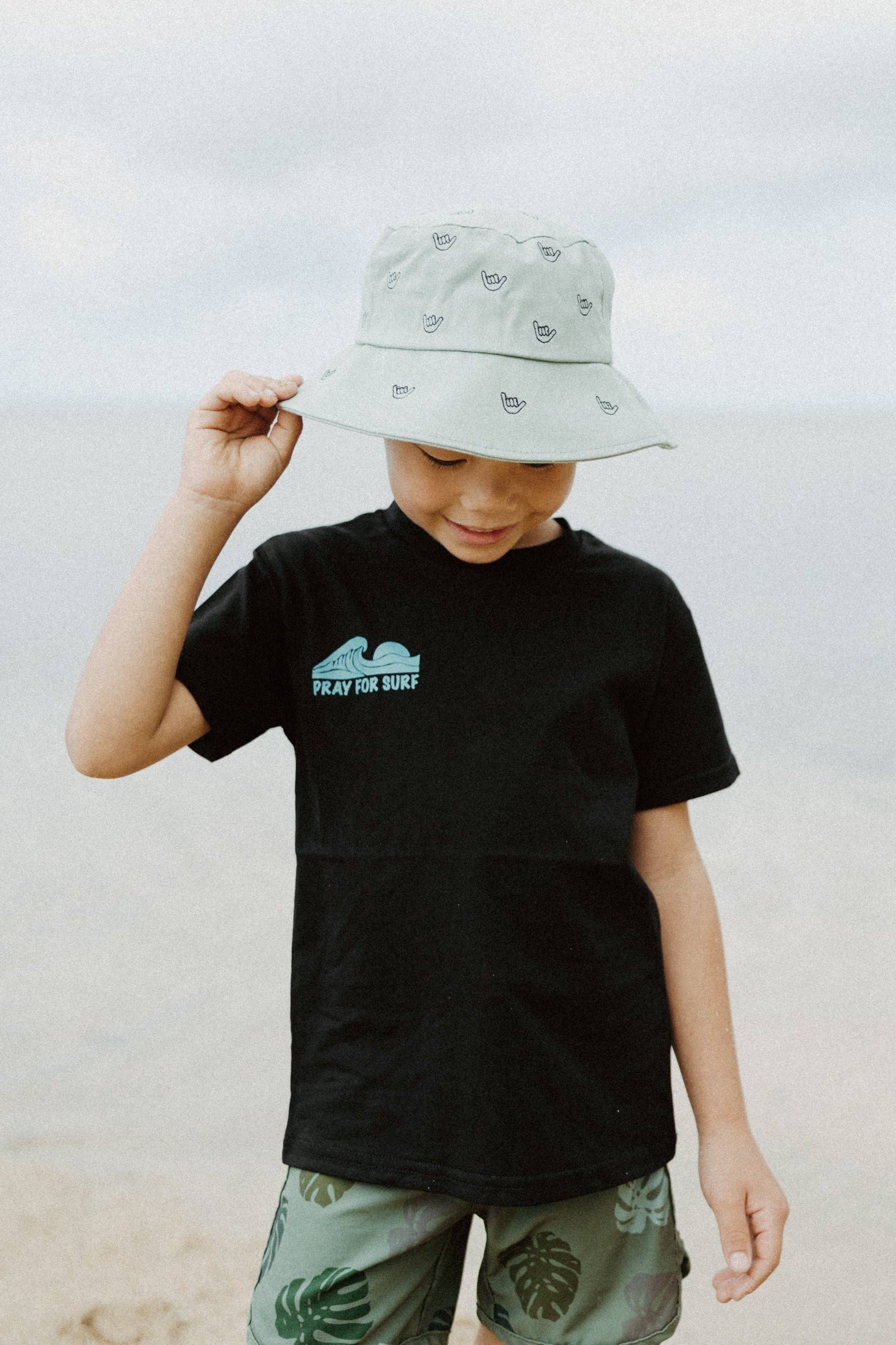 REIGN + Skye - Wholesale Screen Printed T-Shirt - Kids - Pray For Surf Tee3