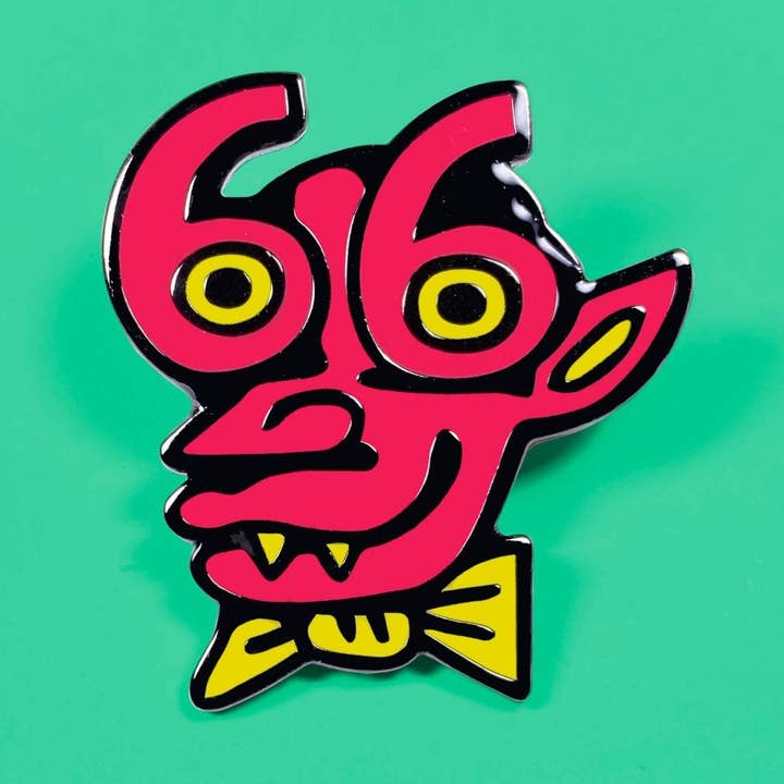 Épinglette en émail Lil Devil pour la vente par Killer Acid