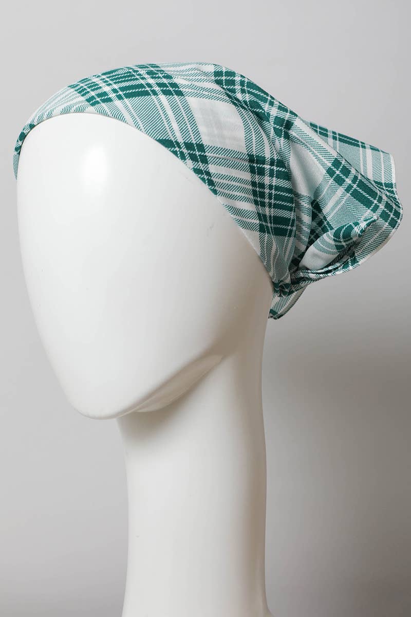 Leto Accessories - Wholesale Scarf - Women's - Plaid Triangle Head Scarf – Cozy & Stylish Accessory ✨4