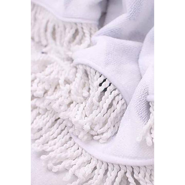 Cap Zone - Wholesale Beach Towel - Sprinkle Cupcake Fringe Trim Soft Terrycloth Beach Towel2