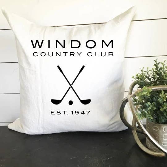 Copricuscino personalizzato per campo da golf per la vendita all'ingrosso da parte di Design District Co