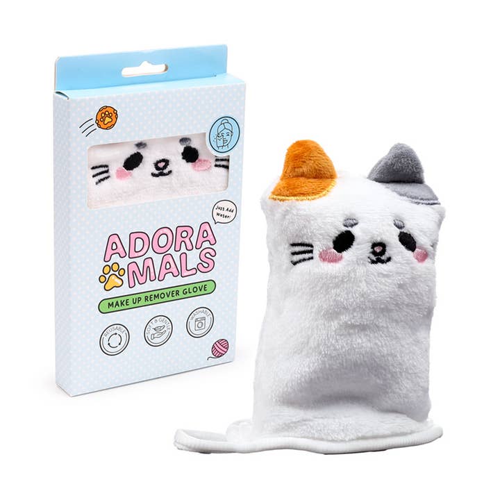 Puckator Ltd - Wholesale Face & Body Wipes - Lola the Cat Adoramals Makeup Remover Glove0