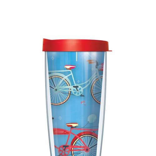 Vintage Blue Bikes Tumbler for wholesale by FREEHEART