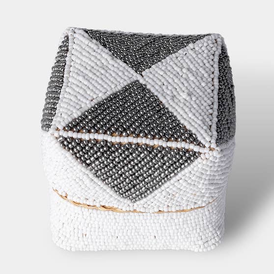 Jitana - Wholesale Decorative Box - Tinsel Beaded Box2