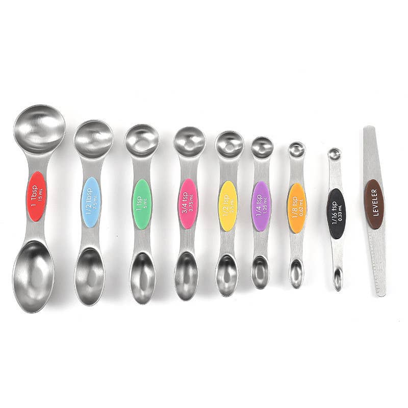 Otterware - Wholesale Measuring Spoon - 9-Piece Magnetic Stainless Steel Measuring Spoon Set0