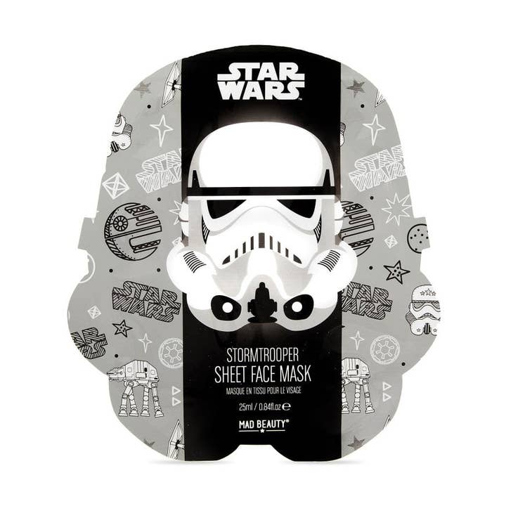 Mad Skønhed Disney Storm Trooper Ansigtsmaske - 12pc CDU for engroshandel hos Mad Beauty