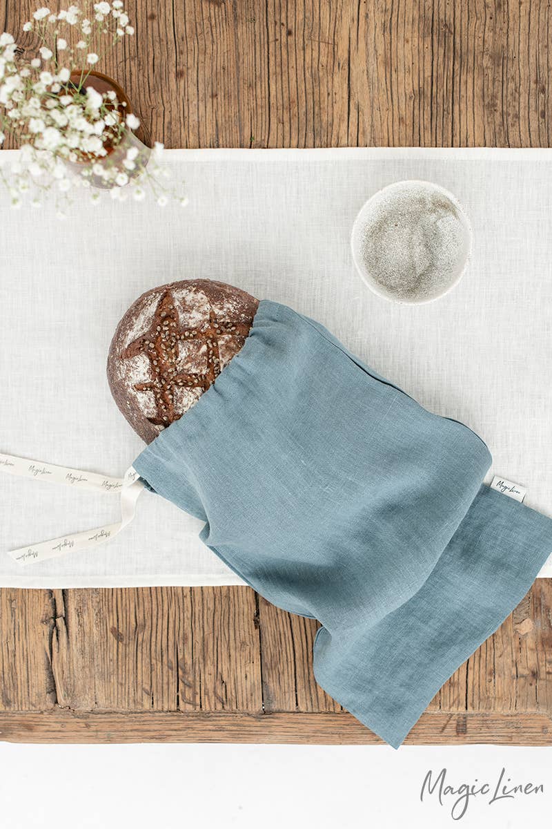 MagicLinen (We handle U.S. import procedures for you) - Wholesale Food Storage Wrap/Bag - Linen bread bag in various colors0