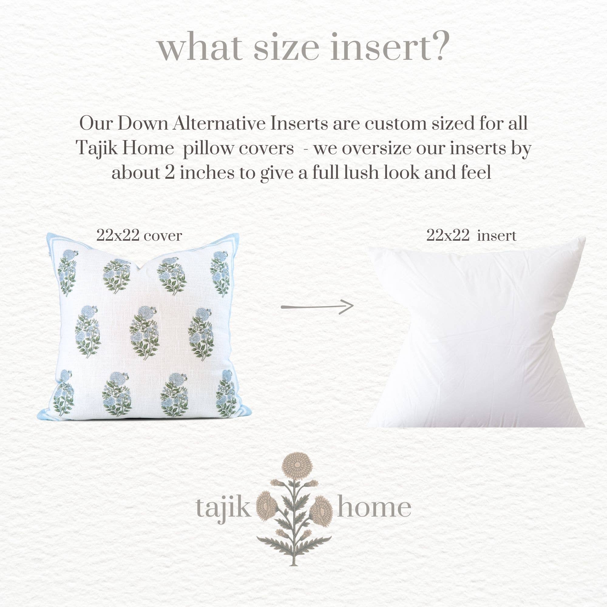 Tajik  Home  LLC - Wholesale Pillow Insert - Down Alternative Pillow Inserts - Made in Massachusetts8