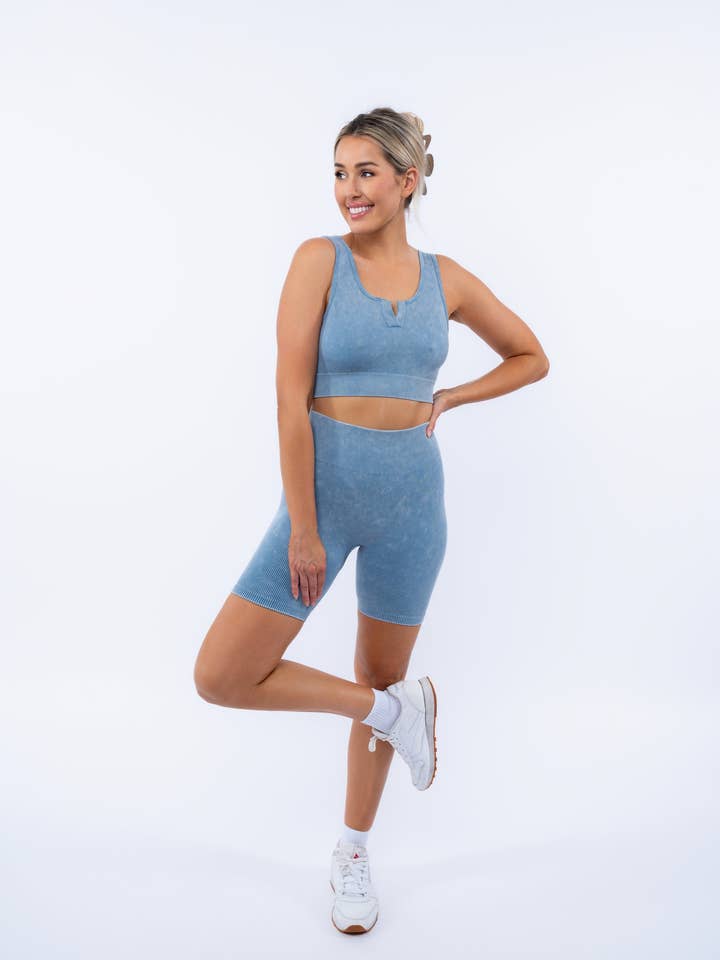 Rib Top With Slit for wholesale by Paradise Fashion