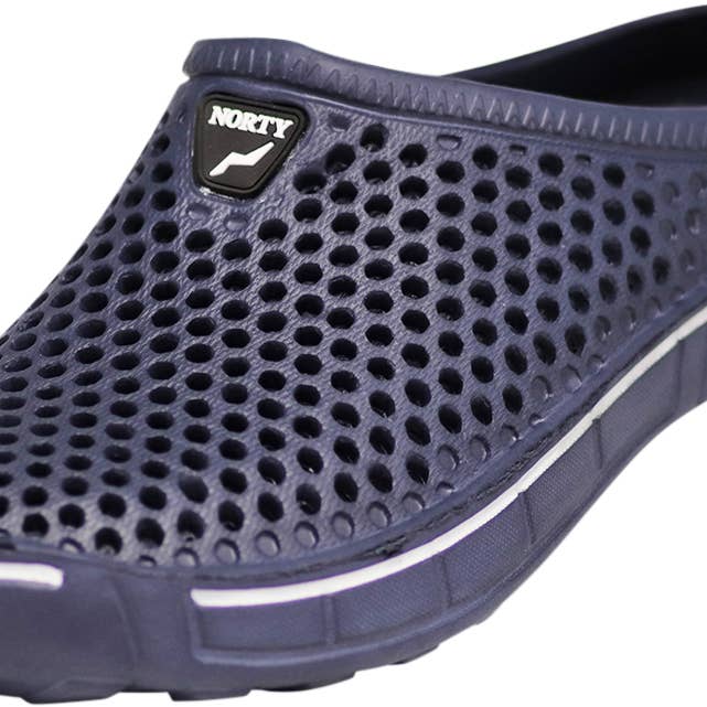 Norty Mens Lightweight Clog Navy Prepack for wholesale by The Norty Brand