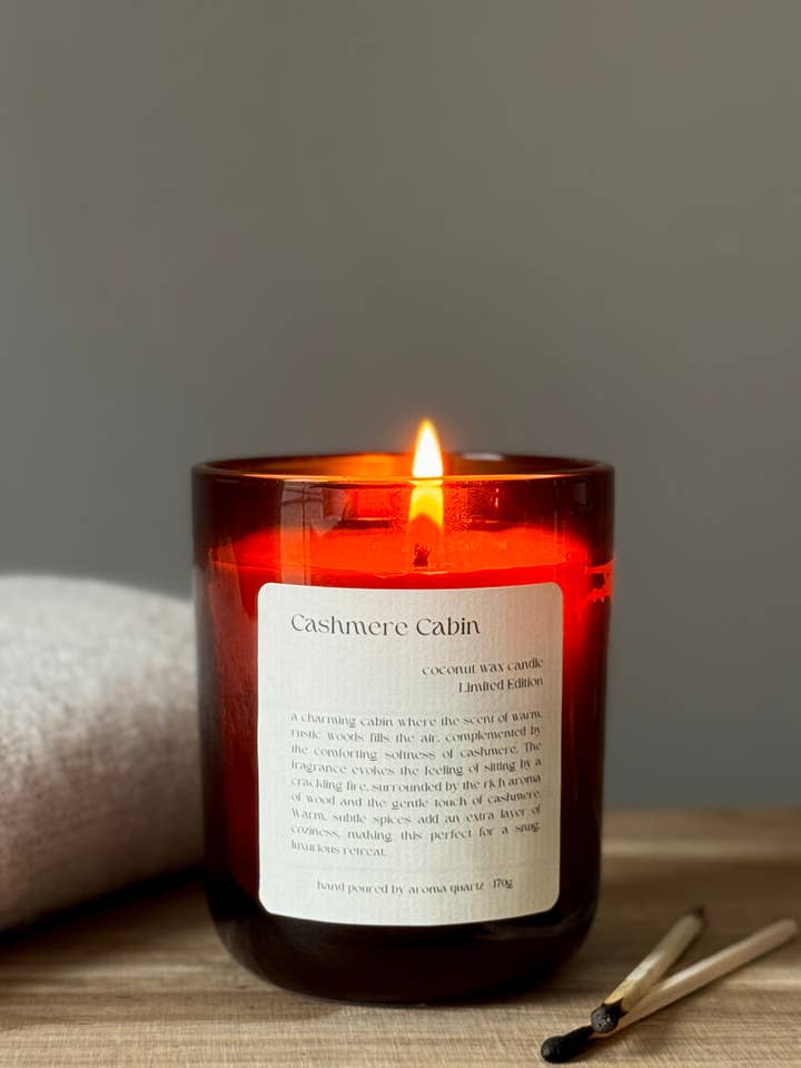 Cashmere-Hütte — Nachfüllbare Kerze aus natürlichem Wachs für den Großhandel von Aroma Quartz Trade