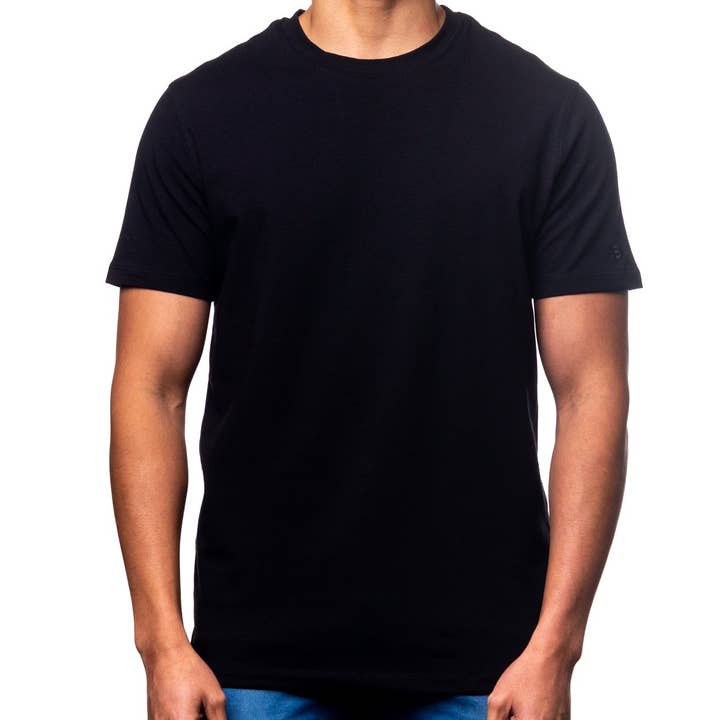 Basic Crew Neck T-Shirt - Black for wholesale on Faire