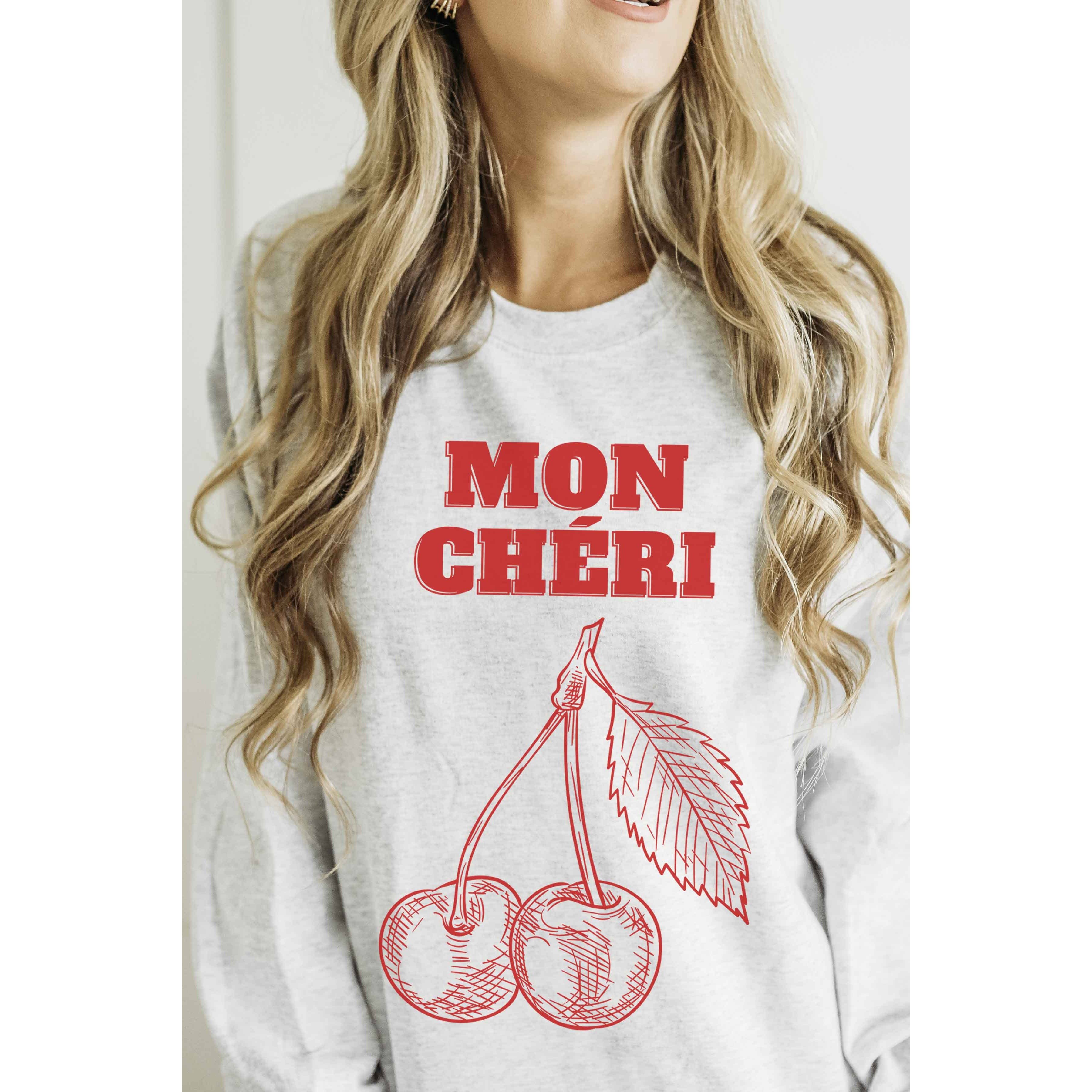 BLUME & CO. – wholesale Graphic sweatshirt – Women’s – MON CHERIE Graphic Sweatshirt0