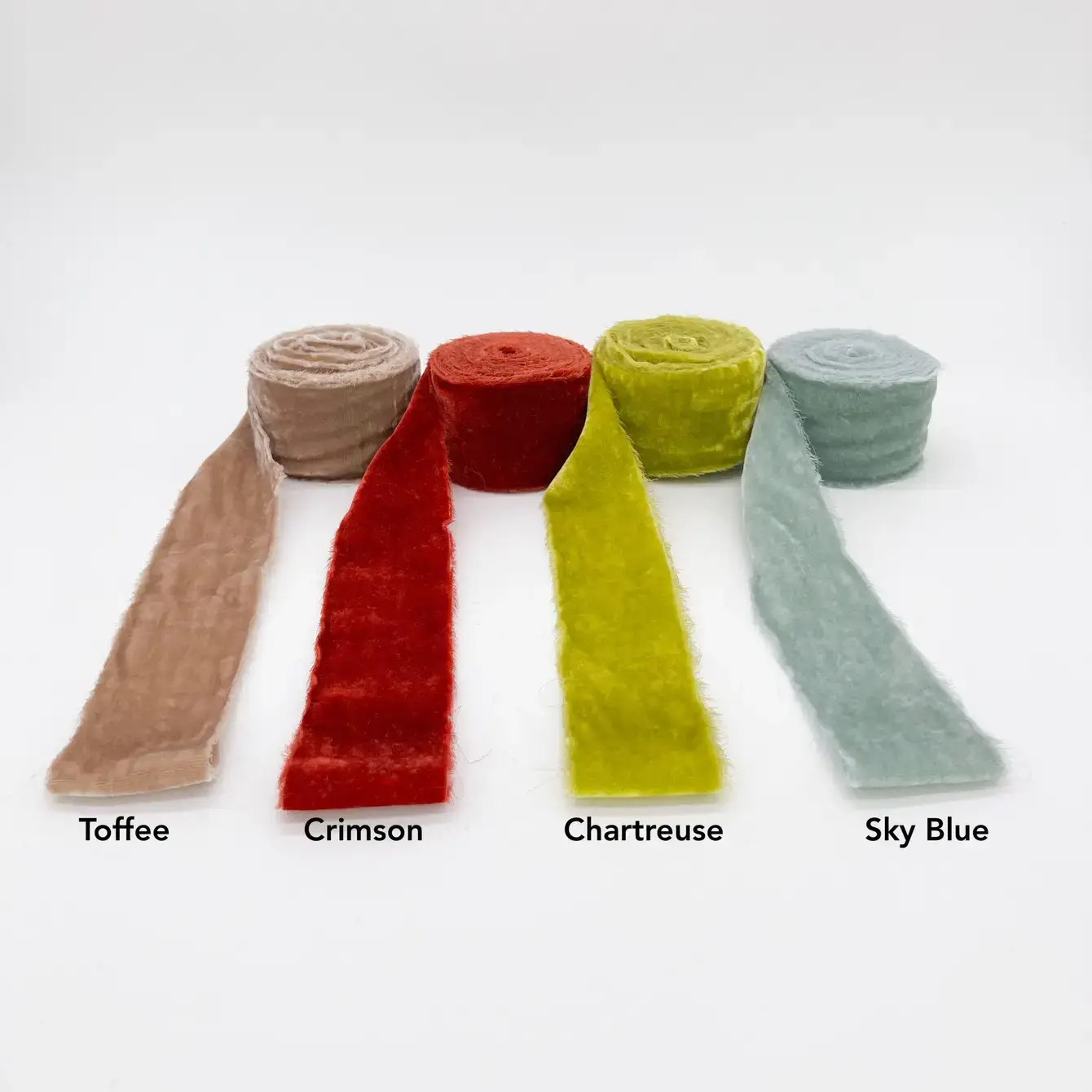 Trim & Twine - Wholesale Ribbon - Gift Wrapping - Boxed 2" Raw Edge Velvet Ribbon - 33 Colors 15